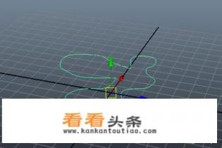 maya动画软件中，如何将曲线变成曲面