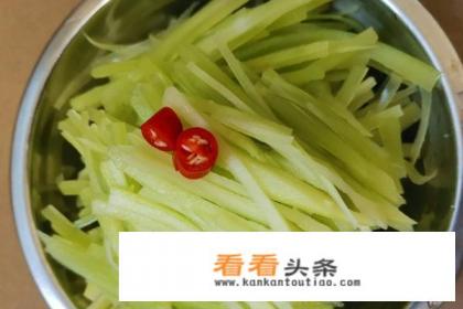凉拌莴笋丝怎么做