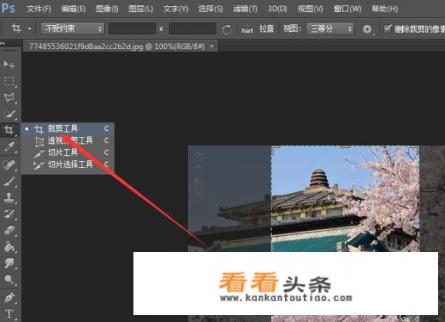 Photoshop怎么设置裁剪的尺寸和分辨率