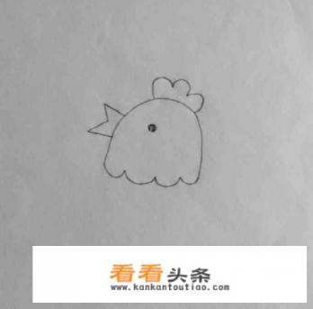 简笔画鸡妈妈和鸡宝宝的画法
