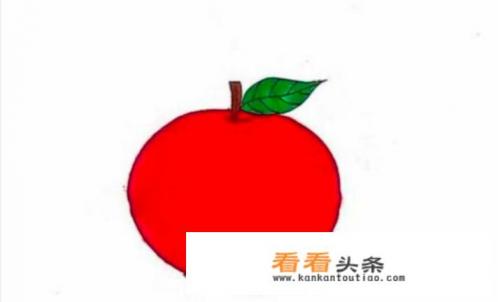 苹果的简笔笔画 苹果的简笔笔画
