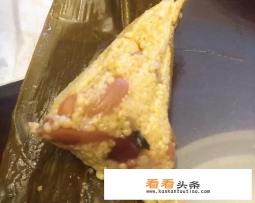 小米甜粽子做法 小米甜粽子做法